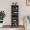 VidaXL Bookcase Grey 50x35x154 Cm Solid Pine Wood 821716