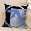 Aphex Twin Richard D James Kissenbezug aus weichem Plüschstoff, doppelseitig bedruckt, Sofakissenbezug für alle Jahreszeiten, Heimdekoration