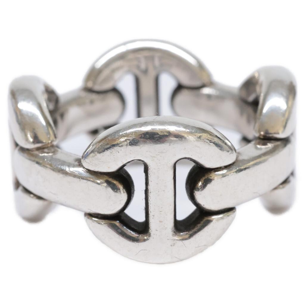 HOORSENBUHS 925 QUAD LINK Ring Ring 18 SilverUsed