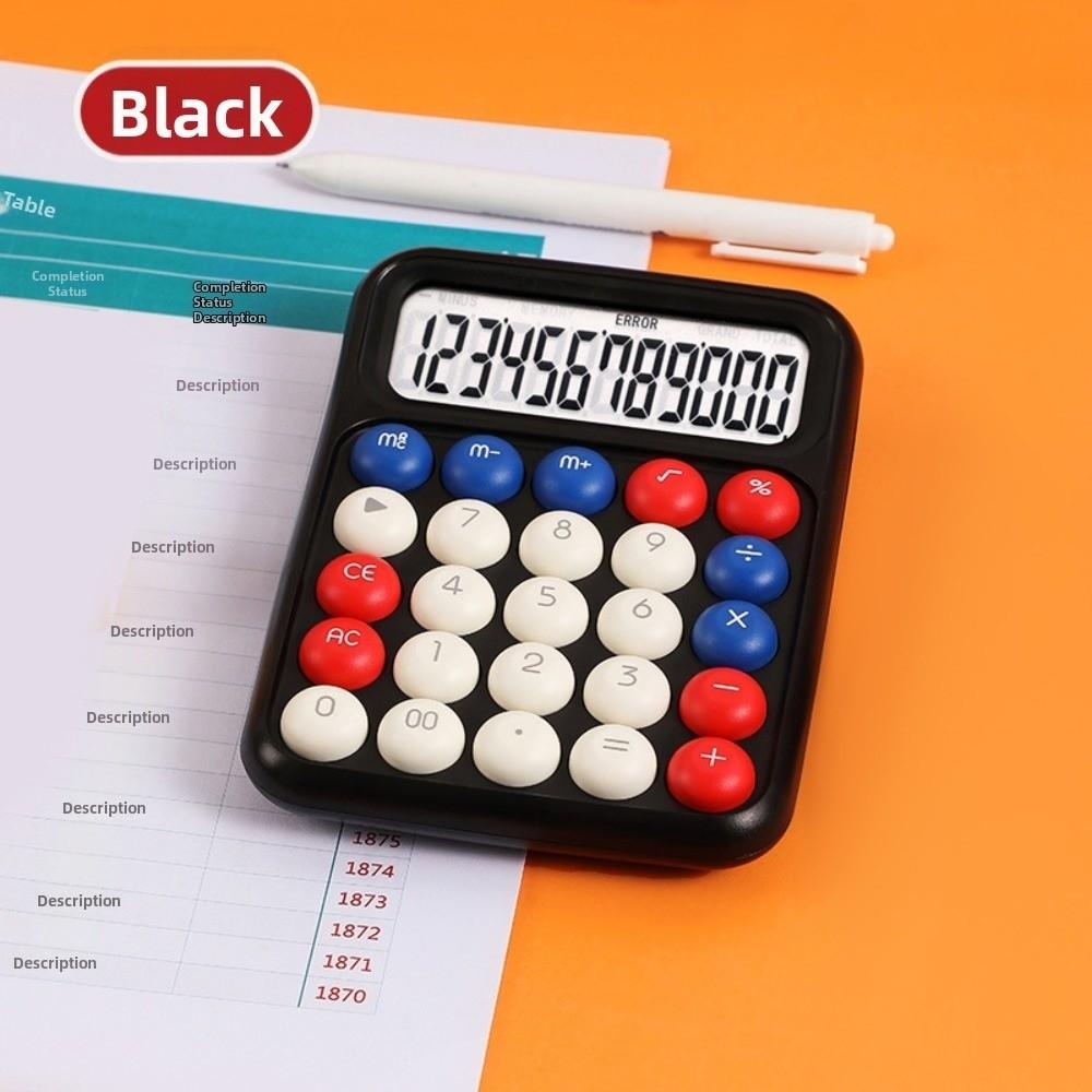 Cartoon Mechanical Button Calculator Electronic Calculators Accounting Office Student