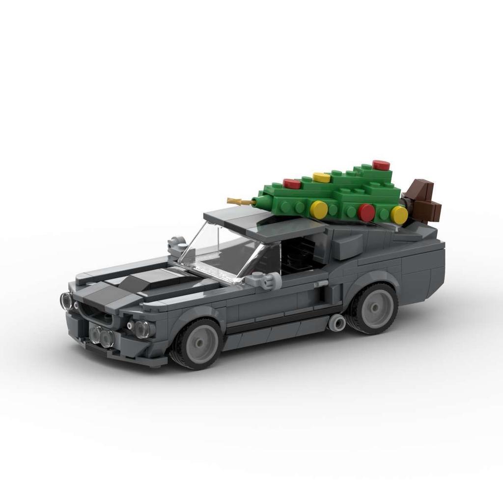 MOC Creative Speed Car and Christmas Tree Series Car Toy Building Block Model Building Block Toys Car Assemble Model Christmas