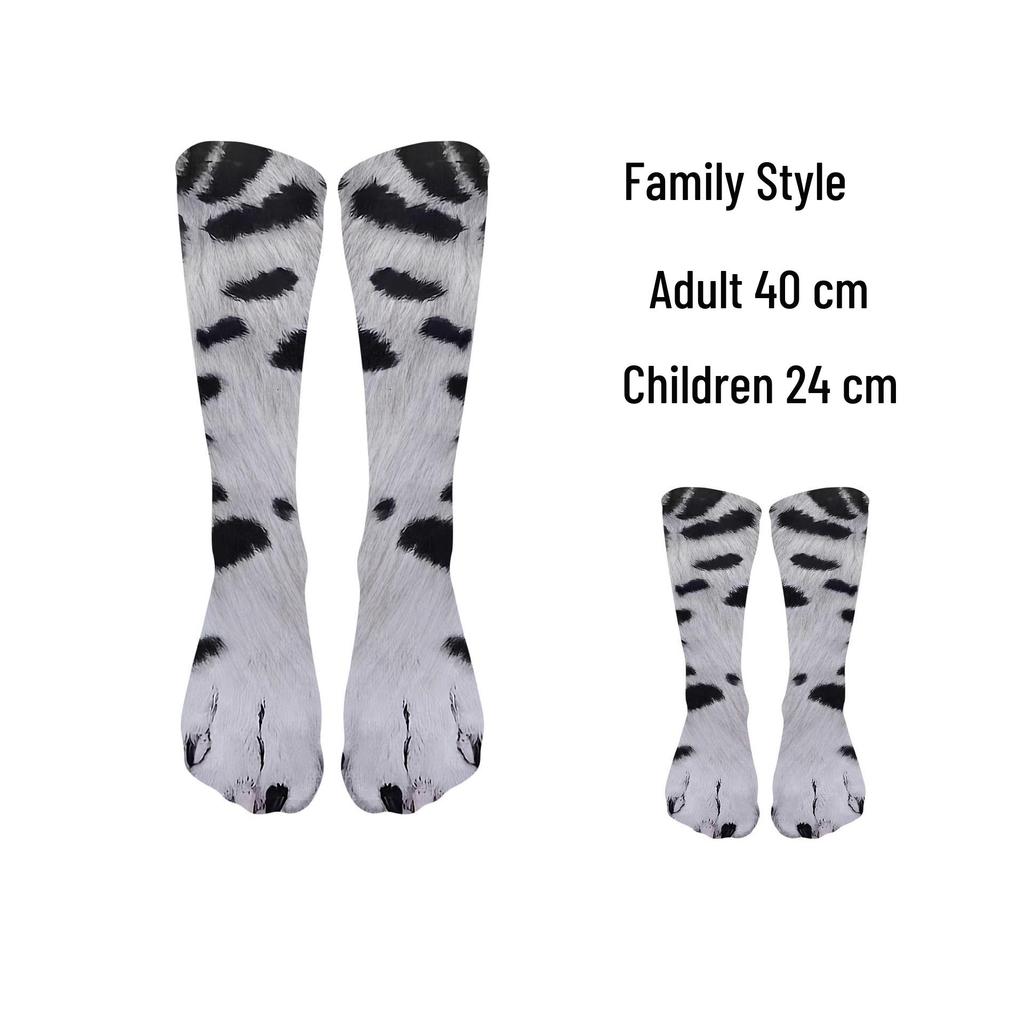 3D Animal Paw Prank Socks: Creative Cat & Dog Hoof Print Simulation