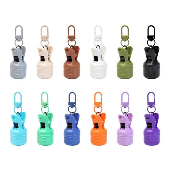 6Pcs/Set Fishing Squid Hook Cover Portable Squid Jig Hook Protector with Carabiner Fishing Jig Lure Protective Case Caps Bonnets Fishing Accessories