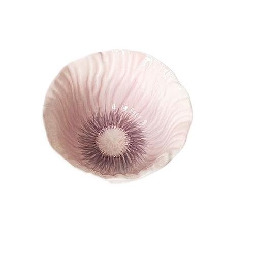 Creative Floral Ceramic Bowl Underglaze Tableware Delicate Rice Bowl Porcelain Dessert Pastry Plate Fruit Bowl Kitchen Utensils