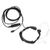 Throat Earpiece Headset Air Acoustic Tube Throat Vibration PTT Mic Headset for UV9R Plus BF9700 BFA58