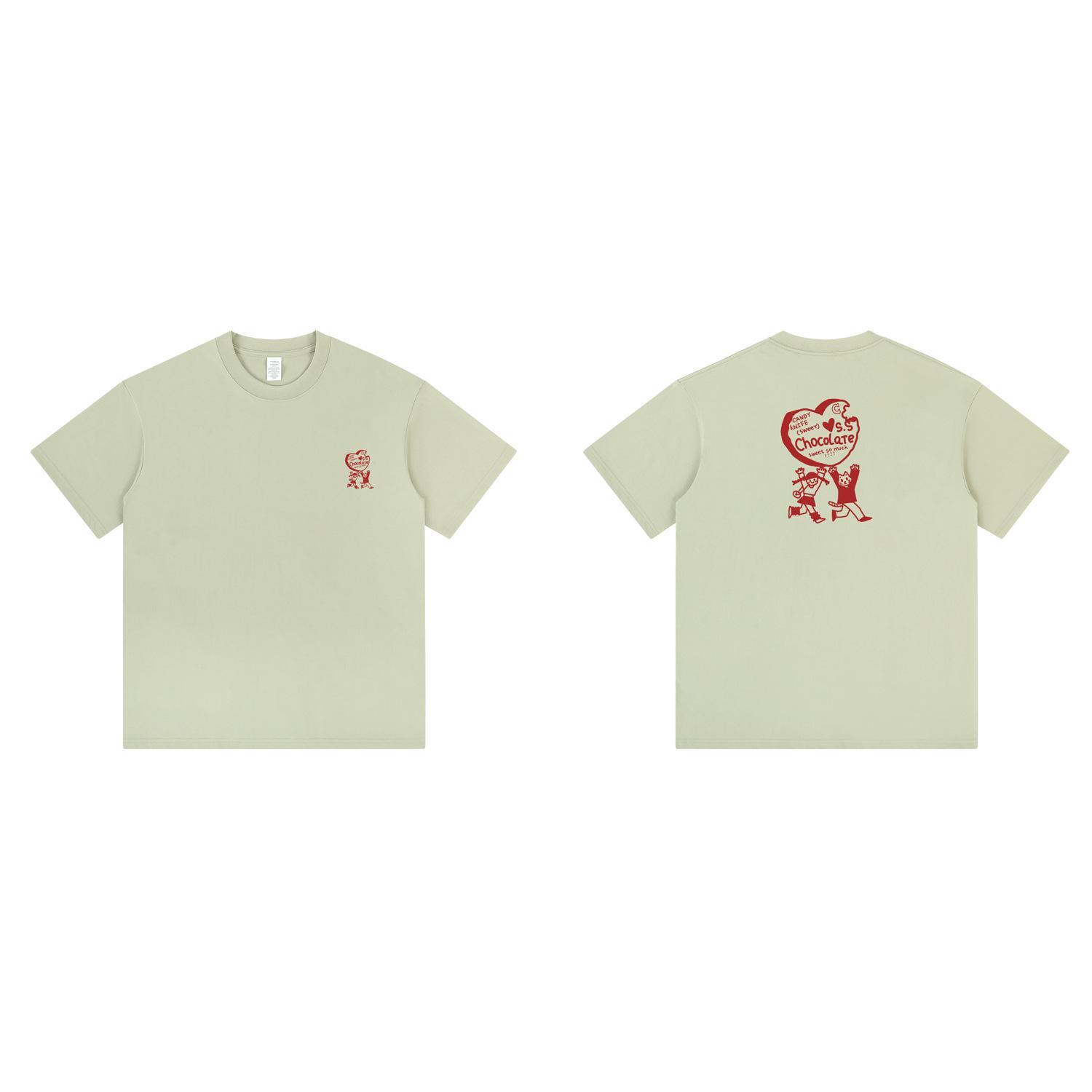 

Unisex Vintage-Style Cotton Cartoon Print Oversized T-Shirt S