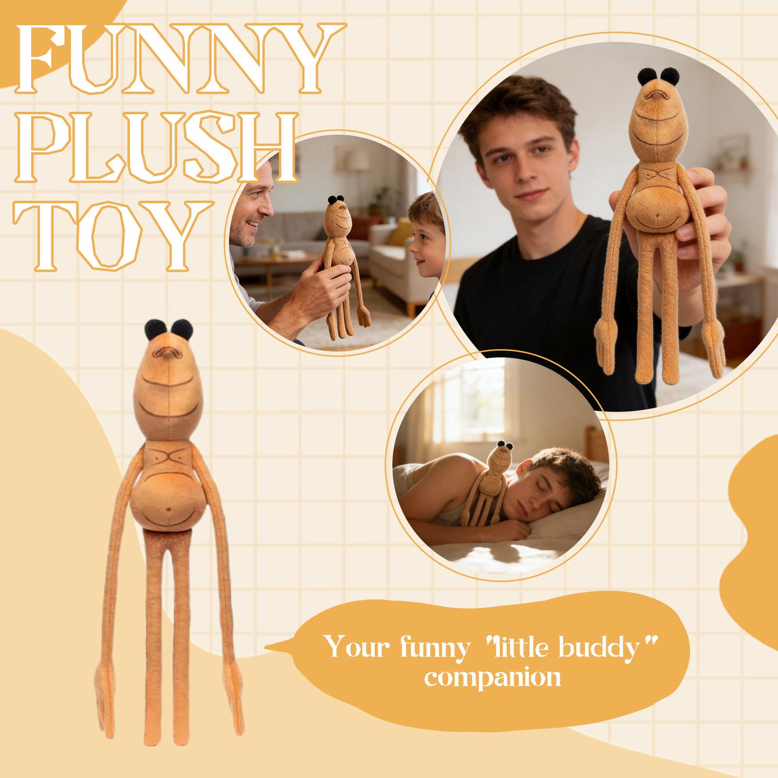 

Plush Doll, Toy Gift, Cartoon , Children s Rag Doll, Children s Gift Pillow one size коричневий