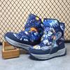 TUINANLE Boys' Winter Snow Boots, Non-Slip, Extra Warm, Medium To Large Sizes, Outdoor Hiking Footwear Children