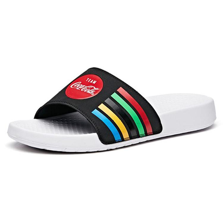 Coca Cola x Anta Life Kolekcja Klapki EVA Męskie Lewy Czarny Prawy Czerwony 912036966-8