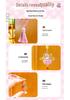 Creative Chinese Song Brocade Butterfly Gourd Keychain with Tassel: Good Luck and Wealth Pendant