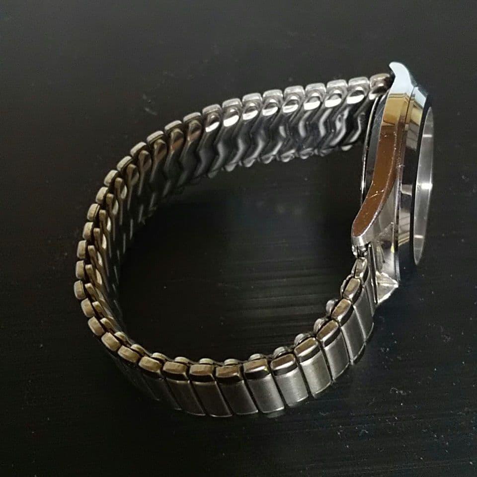 Used ORIENT Quartz Watch Silver Working 10BAR Swimmer