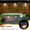 Solar Deck Lights Outdoor Solar Step Lights Wall Light Waterproof Led Solar Lights for Outdoor Stairs Step Fence  Patio Pathway