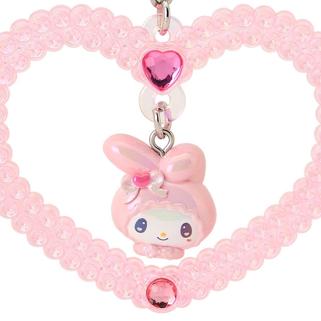 Sanrio My Melody Keychain Saro AS Steel 408743 (Mellow Miusa) Resin, PVC,