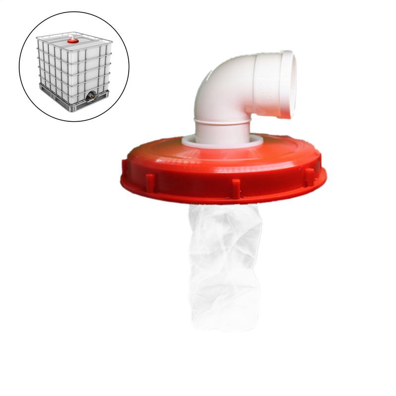 IBC Ton Barrel Cover Cap With Filter Outdoor IBC Ton Barrel Cover Durable Plastic Cover With Vent Hole Ton Barrel Accessories