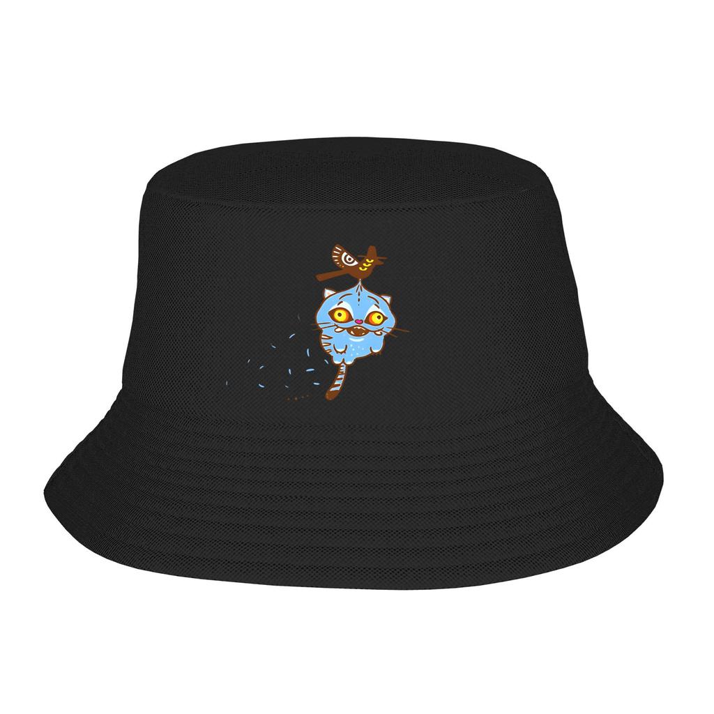 Men Women Bucket Hats Derpy Tiger Cat Vocation Getaway Headwear Packable Fisherman Hats Huntrix Kpop Demon Hunters Boonie Hat