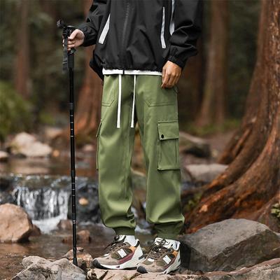 Pantaloni da Lavoro Mass Neri Uomo Primavera Estate Nuovi Pantaloni Larghi Pantaloni Belli Casual