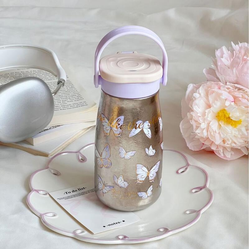 

Shangqi Cute Cartoon Dual-Drink Titanium Bottle