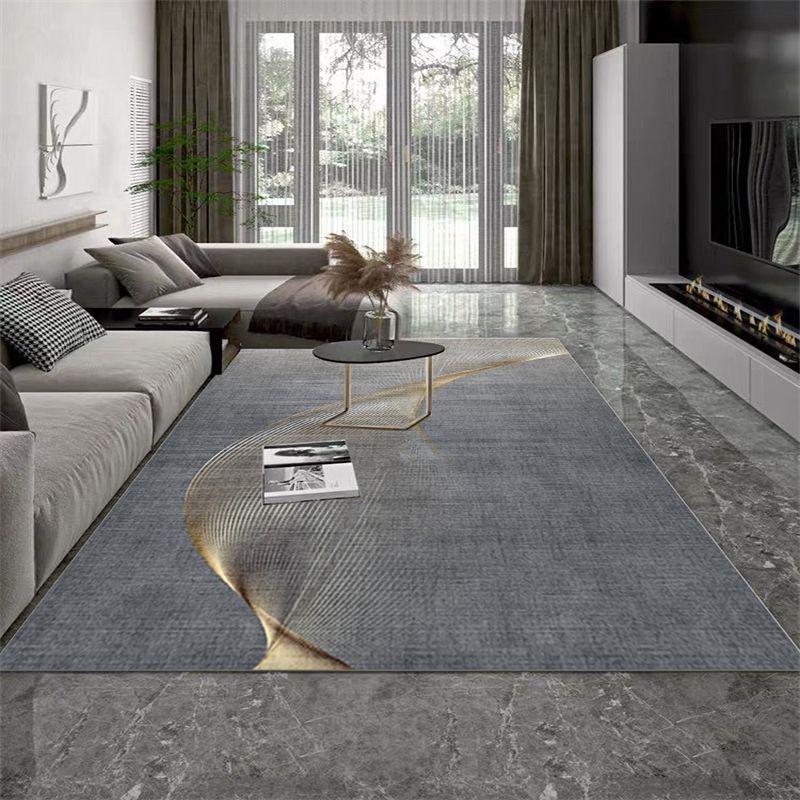 

Противоскользящий ковер для гостиной, современный простой стиль, придверный коврик, легкая чистка, мягкий ковер для офиса/зоны отдыха, большой размер, настраиваемый 80*120cm