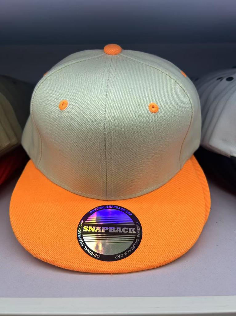 Unisex Flat Brim Baseball Cap For Men Women Fashion Color Plain Snapback Hat Outdoor Leisure Patchwork Hip Hop Sun Hats