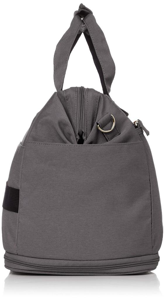 Shoulder Bag SPS Lightweight Heathered Polyester Expandable Boston Gray [Anello Grande] GT-C3341 Water-Repellent 2-Way Bag,