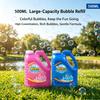 Bubble Solution Refill 500Ml Non-Toxic Liquid For Kids Safe Bubble Machine Refill Gentle Formula For Outdoor Fun