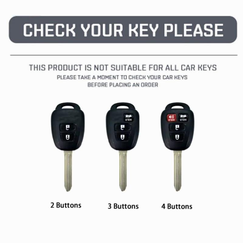 New TPU Car Key Case Cover for Toyota Rav4 MK4 Rav 4 Corolla Fielder Vitz Remote 2 3 4 Buttons Shell Fob Shell Fob Accessories