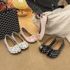 Flache Tabi Ninja Sommerschuhe mit Schleife Zehenschuhe Hufschuhe Damen Damen Bequeme Mokassins mit geteilter Zehe Loafer