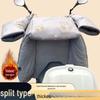 Winter Fleece-Lined Waterproof Electric Motorcycle Windshield