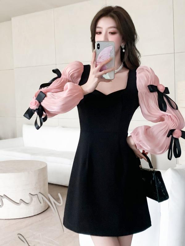 

Sweetheart Rose Puff Sleeve Princess Dress Small