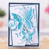 Cutting Die Butterfly Solid Color Hollow Reusable Carbon Steel Elegant DIY Scrapbooking Embossing Template for School