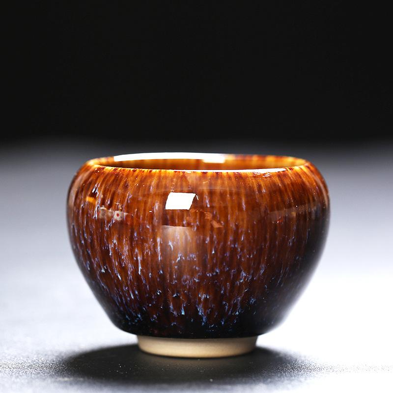 Japanese Style Kiln Change Ceramic Teacup Creative Household Kung Fu Retro Water Mugs Drinkware Tableware Teaware Cup 180ML