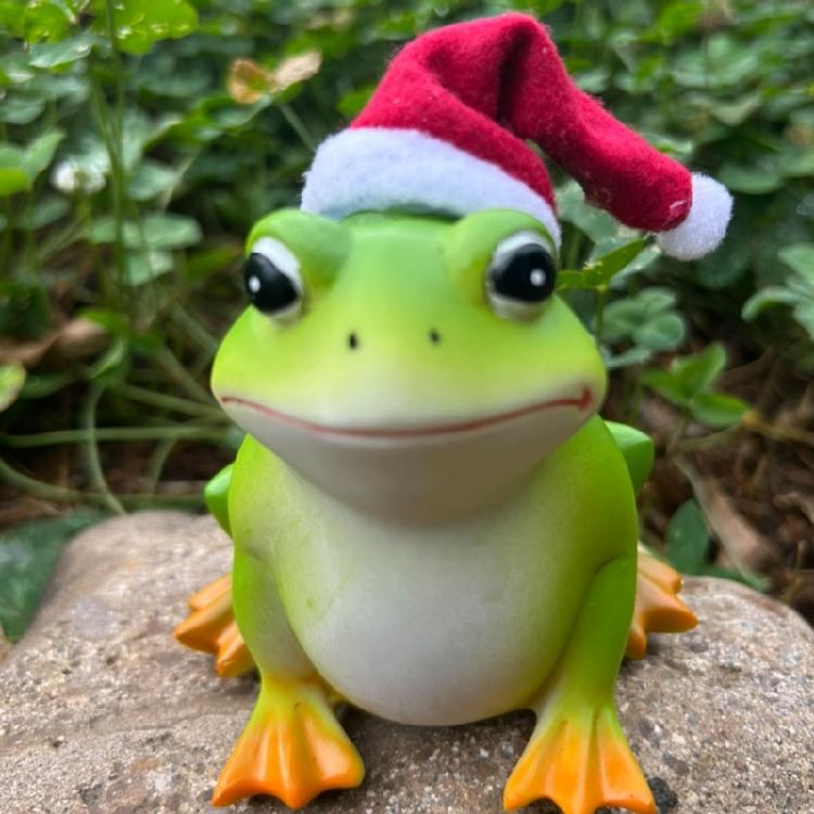 Artistic Frogs Statuette Sculpture Resin Construction Complement Succulents Gardens Farmhouses And Porch Decorations