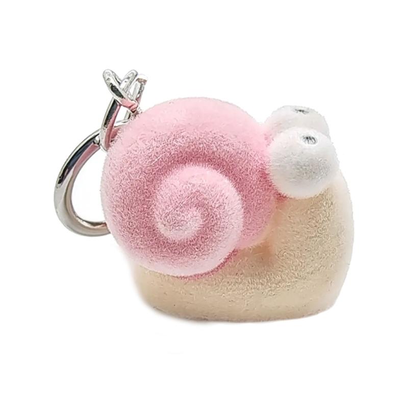 

Fashionable Keychain for Women Lady Girls with 3D Flocking Designing, Creative Key Holder Gift Bag Hanging Accessories
