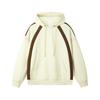 Solid Color Loose And Versatile Hoodie Trend Matching Color Matching Hoodie Casual Shoulder Long Sleeve Top