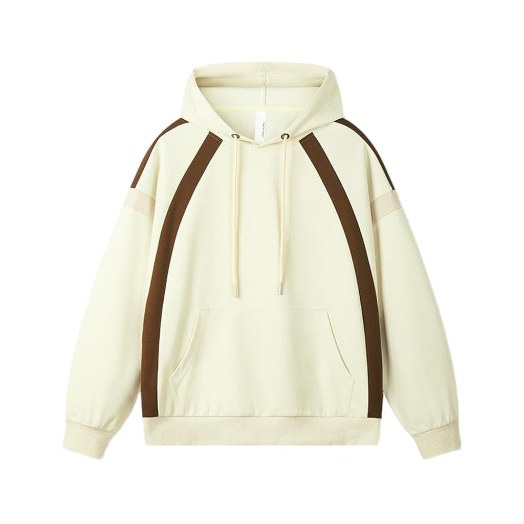 Solid Color Loose And Versatile Hoodie Trend Matching Color Matching Hoodie Casual Shoulder Long Sleeve Top
