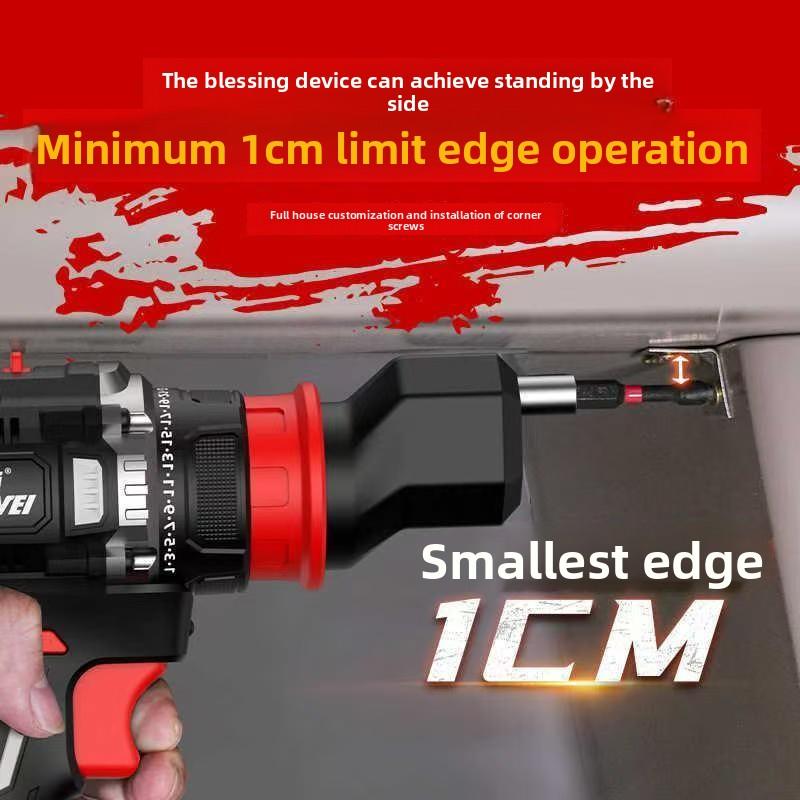NANWEI 16.8V Lithium-ion Cordless Electric Drill Handheld Universal Electric Brushless Dual-Speed Screwdriver, Multi-functional Cordless Screwdriver