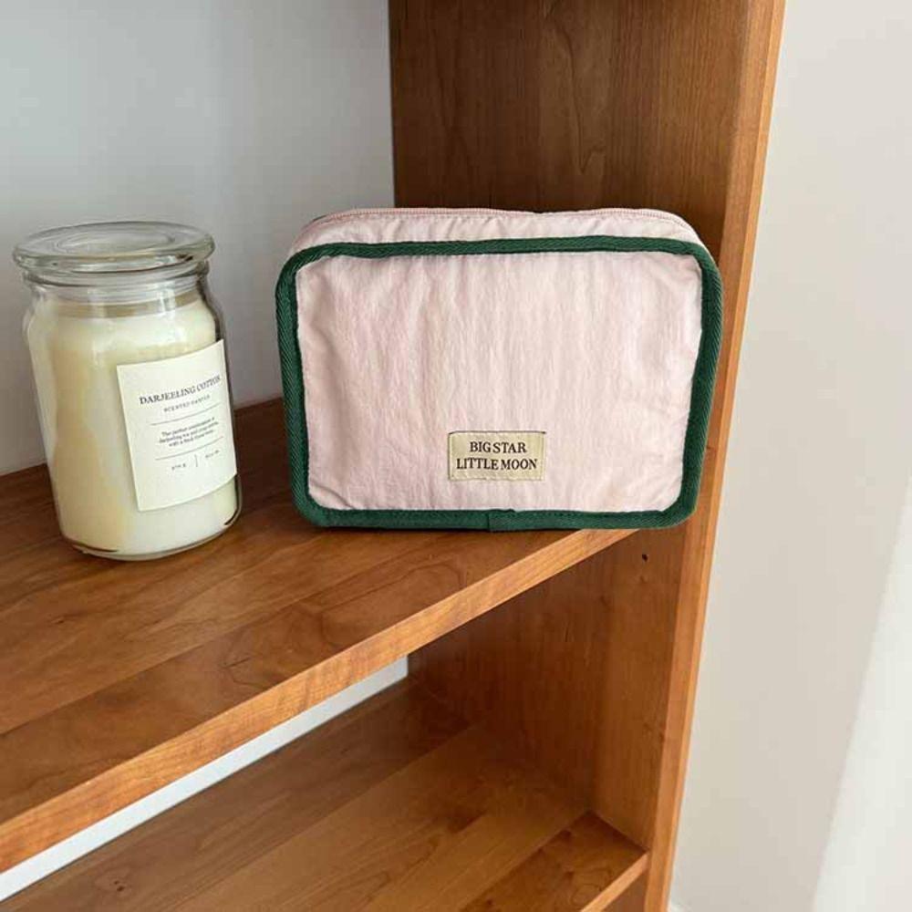 

Wallet Solid Color Coin Purse Portable Sanitary Napkin Storage Bag Travel Beige(S)