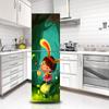 Refrigerator Wallpaper Vinyl Sticker Self-adhesive Fridge Door Cover Decal Landscape Flower Cat Cartoon Art Mural Kitchen Wardrobe Renovation Poster