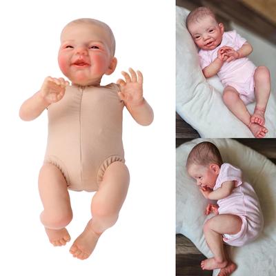 19in Simulation Girls Baby Doll Realistic Reborn Kid with Moving Arm & Leg for Baby Kid Appease Accompany Sleep Doll