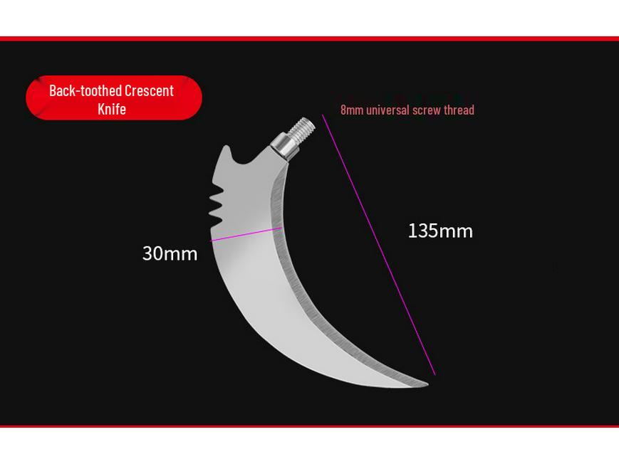 Portable Steel Fish Fork: Thickened Sickle-Style Spike for Fishing