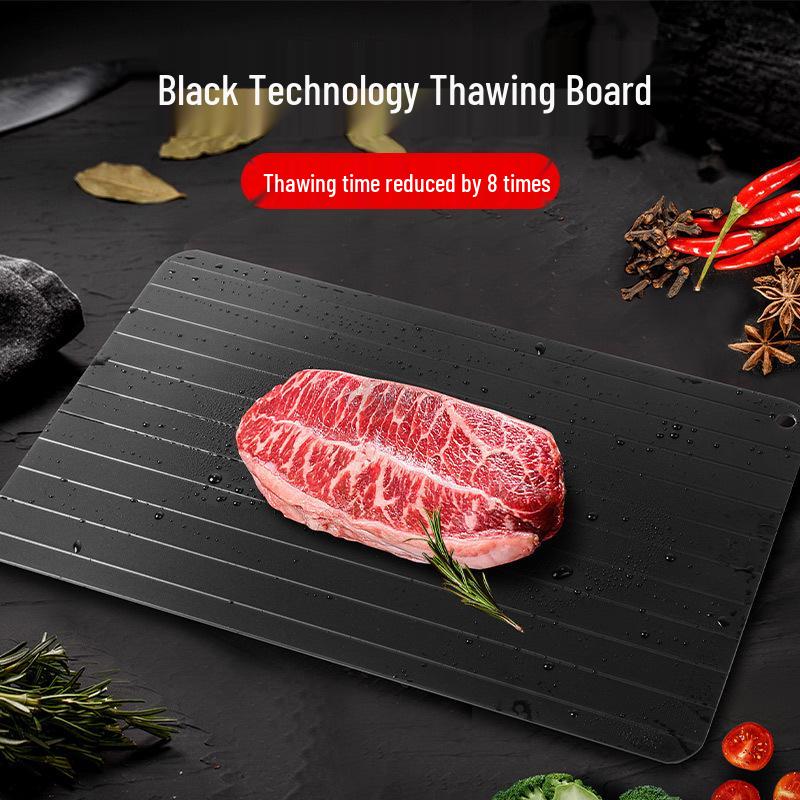 

2025 New Portable Quick Defrosting Plate - Shortens Defrosting Time with Aluminum Technology Small 23*16.5*2MM [OPP]