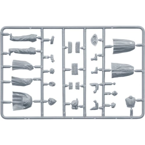 Miniart 1/35 Scale French Civilians 1930s-1940s, Set of 5 (Resin Heads Only), Plastic Model Kit MA38037