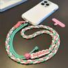 Dopamine color scheme mobile phone case lanyard adjustable messenger portable pendant storage bag multi-functional anti-lost lanyard female