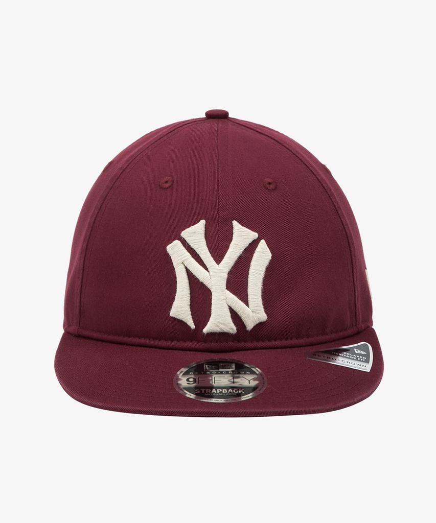 New Era Mlb Cooperstown New York Yankees Big Logo Retro Crown Strapback Florida Garnett