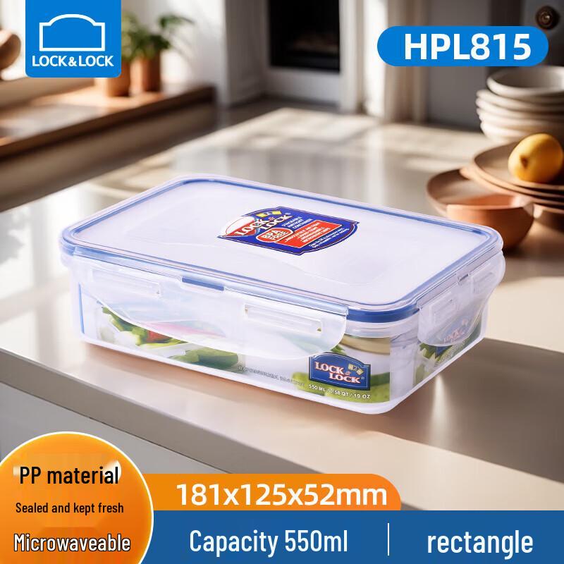 Lock&Lock Rectangular Food Storage Container 550ml