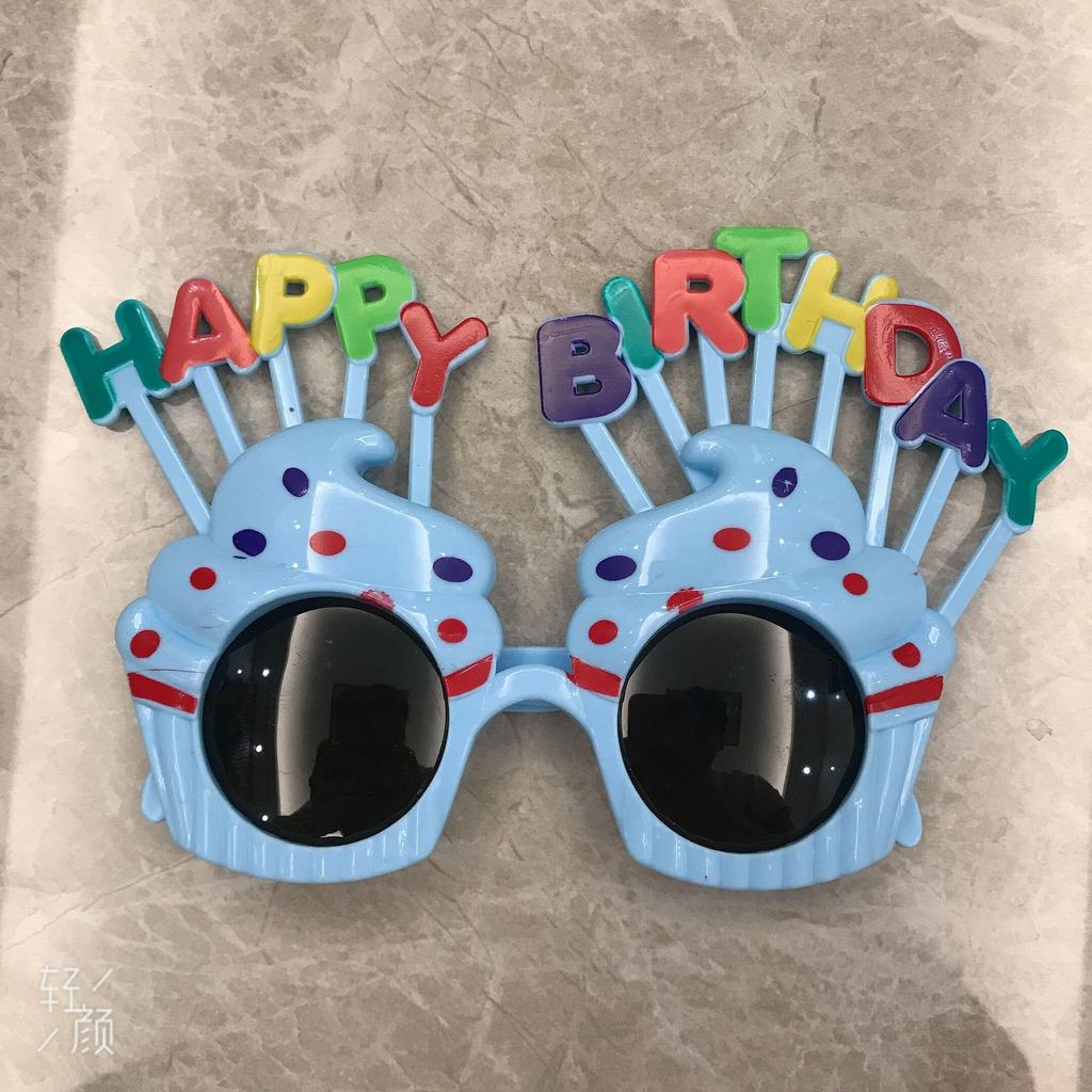 Occhiali da festa divertenti occhiali di compleanno decorazione torta Occhiali da sole per donne uomini