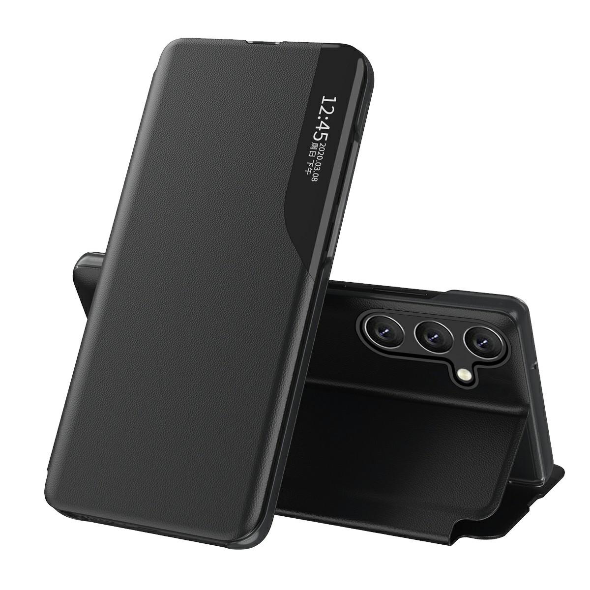 

AMORUS For Samsung Galaxy A16 4G/5G Case View Window Stand PU Leather Phone Cover A