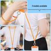 Wrist and Neck Mobile Phone Lanyard with Finger Ring and Anti-Drop Strap