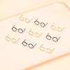 10Pcs Retro Mini Metal Round Doll Glasses Frame Lensless Miniature Eyewear Great For Plush Doll Decoration Accessories