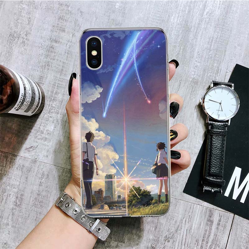 Kimi No Nawa Animation Anime Phone Case For iPhone 17 Air 16 15 Plus 11 14 Pro Max 13 Mini 12 7 8 + SE Pattern Art Customized Co
